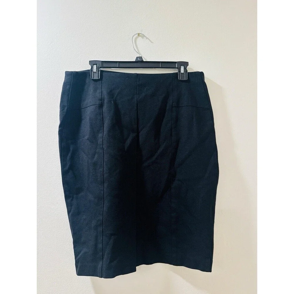 INC International Concepts Black Y2k Earthy Skirt Women Size 12